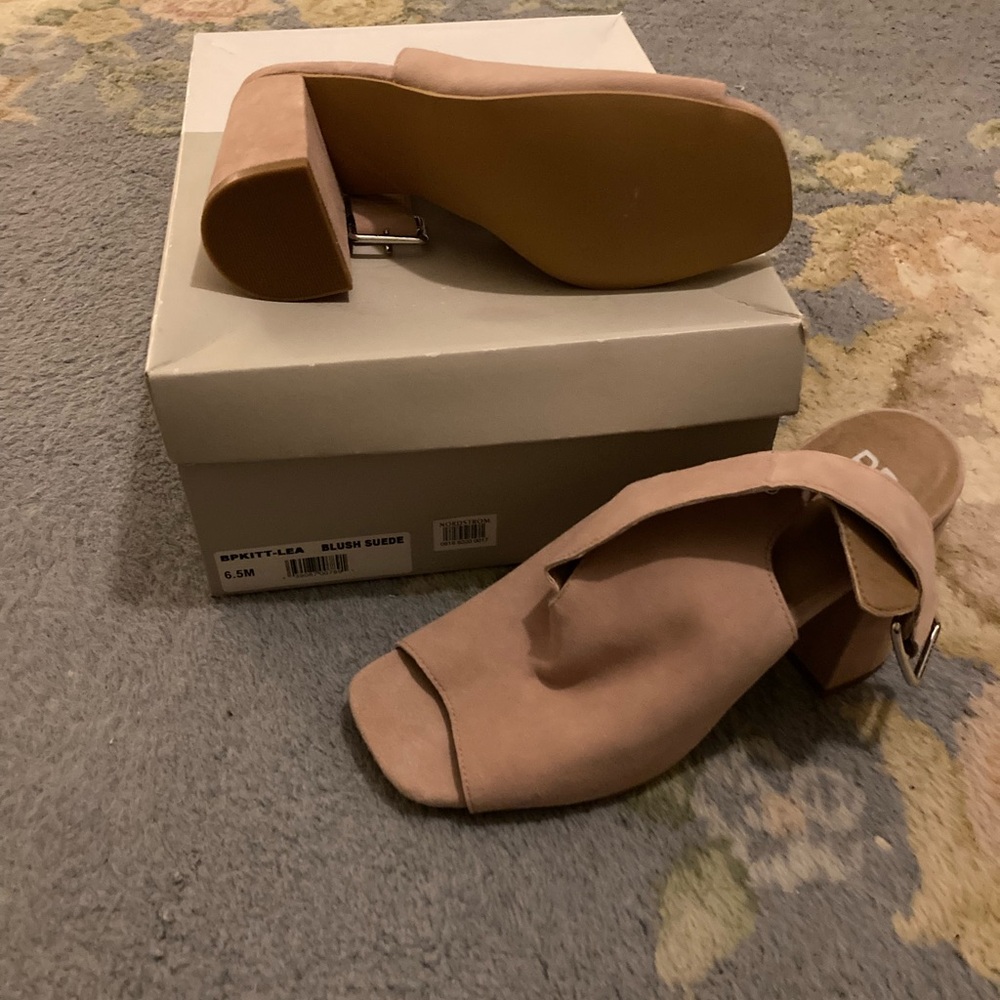 Nordstrom Blush Platform Sandals
